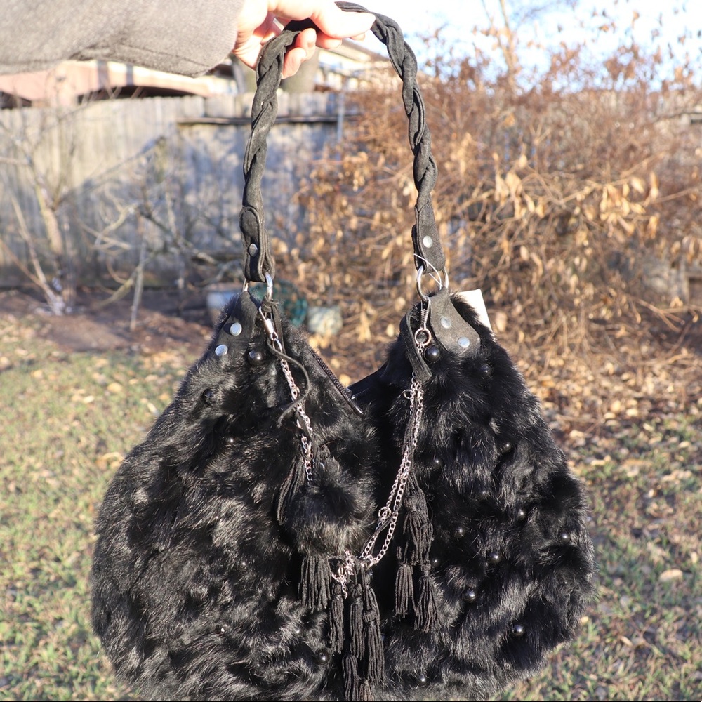 Furry purse